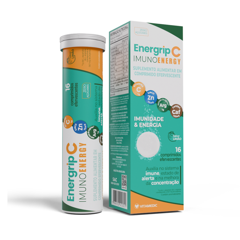 ENERGRIP C IMUNO ENERGY 16 COMPRIMIDOS EFERVESCENTES ENERGRIP C IMUNO ENERGY 16 COMPRIMIDOS EFERVESCENTES