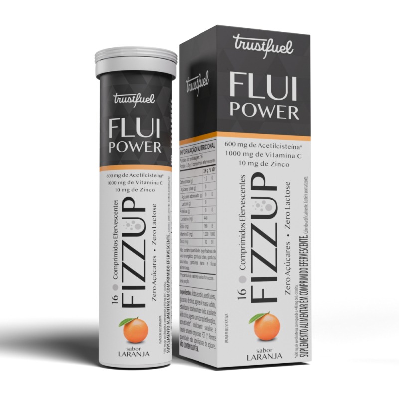 FIZZ UP FLUIPOWER - Vitamina C + NAC + Zinco -16 COMP EFERVESCENTES FIZZ UP FLUIPOWER - Vitamina C + NAC + Zinco -16 COMP EFERVESCENTES