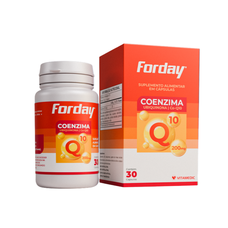Forday - Coenzima Q10 200mg - 30 capsulas
