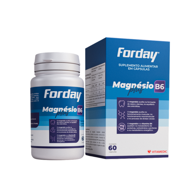 Forday - Magnésio Plus - 60 capsulas