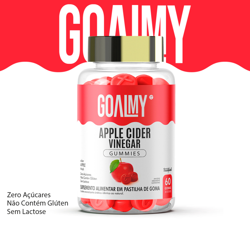 GOALMY GUMMIES APPLE CIDER VINEGAR - 60 GOMAS GOALMY GUMMIES APPLE CIDER VINEGAR - 60 GOMAS