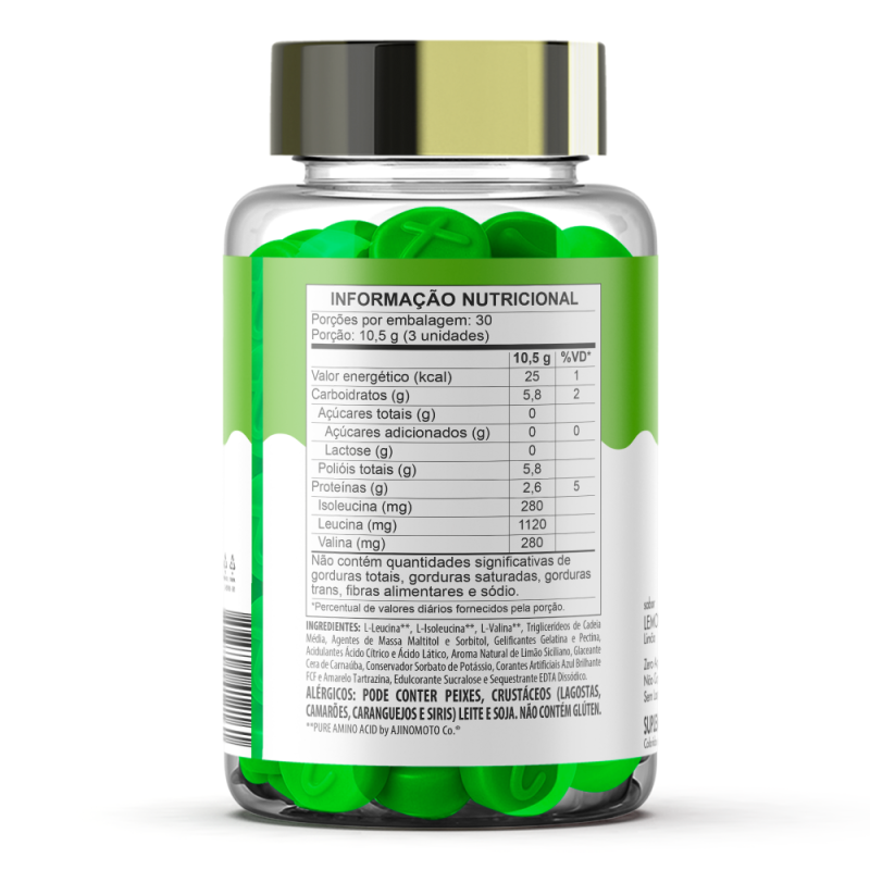 GOALMY GUMMIES BCAA - LEMON - 90 GOMAS