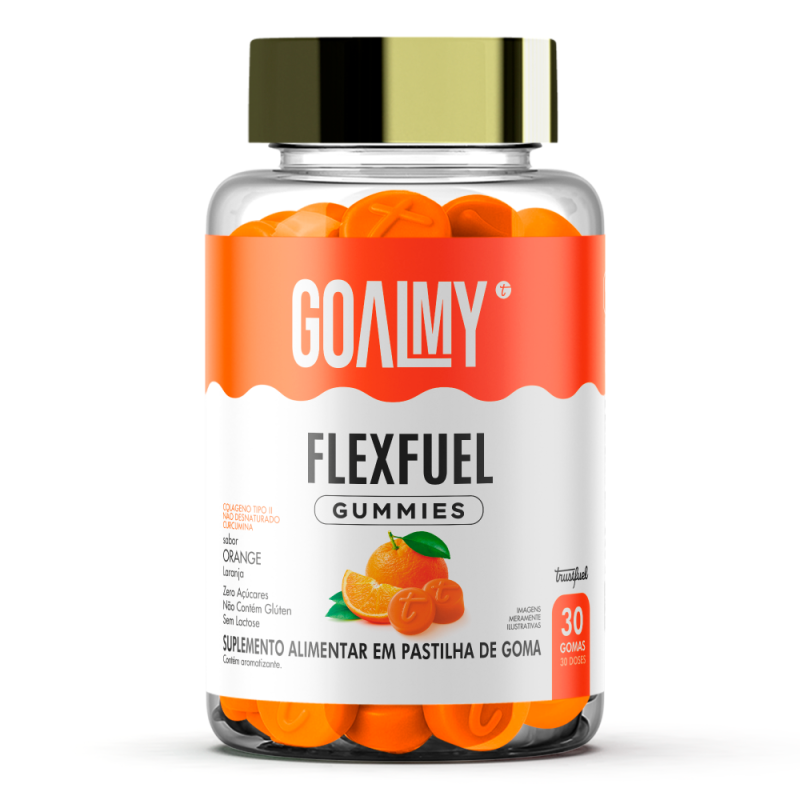 GOALMY GUMMIES FLEXFUEL - COLÁGENO, CÚRCUMA & ÁCIDO HIALURÔNICO - ORANGE GOALMY GUMMIES FLEXFUEL - COLÁGENO, CÚRCUMA & ÁCIDO HIALURÔNICO - ORANGE