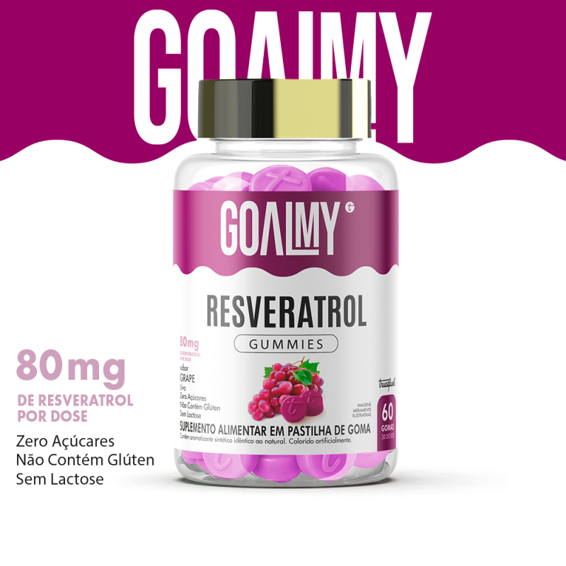 GOALMY GUMMIES RESVERATROL - GRAPE - 60 gomas