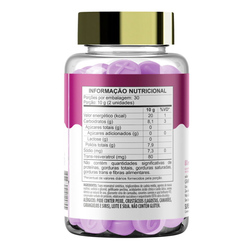 GOALMY GUMMIES RESVERATROL - GRAPE - 60 gomas