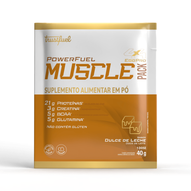 MUSCLE PACK EGG PROTEIN DULCE DE LECHE 40g - MONODOSE