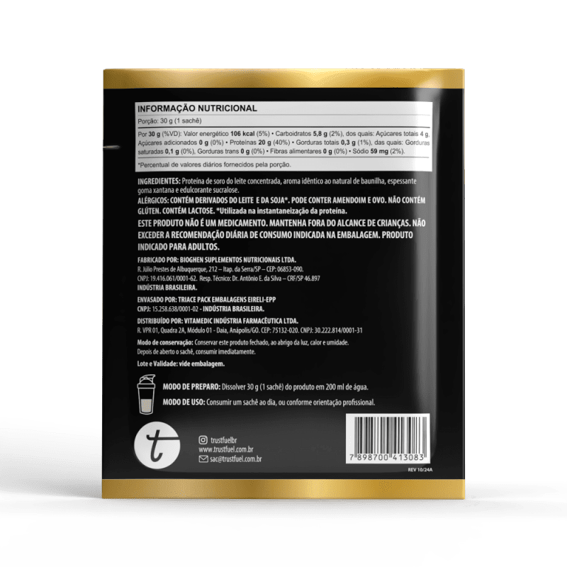 POWERFUEL PROTEIN VANILLA MONODOSE 30g