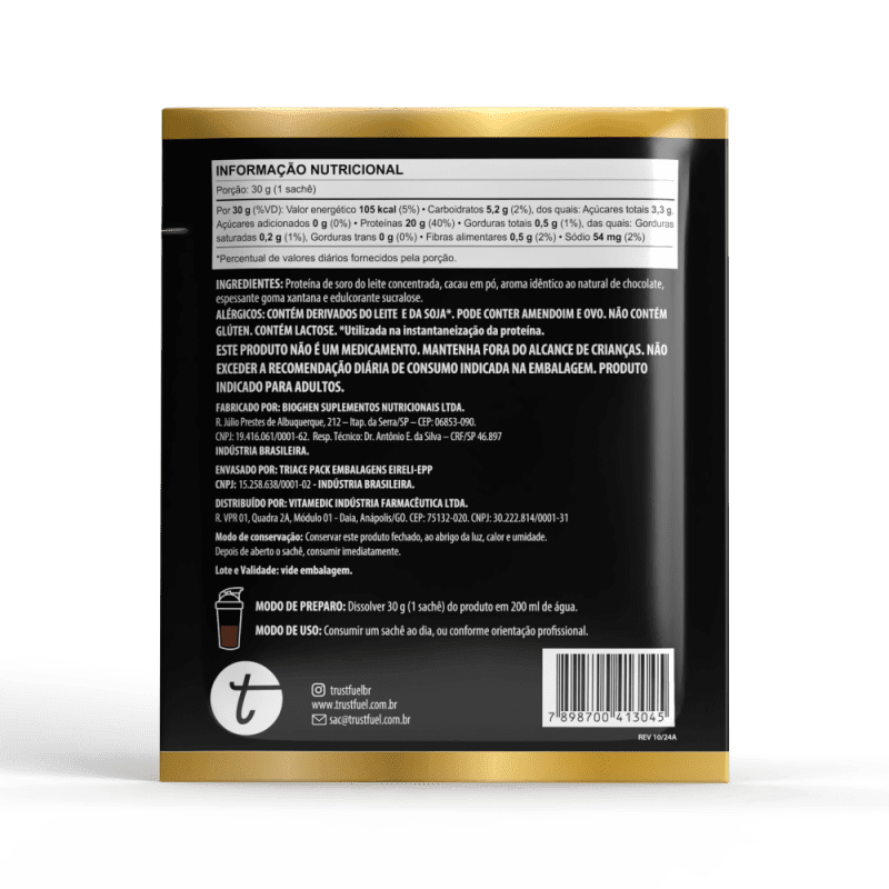 POWERFUEL PROTEIN CHOCOLATE MONODOSE 30g POWERFUEL PROTEIN CHOCOLATE MONODOSE 30g