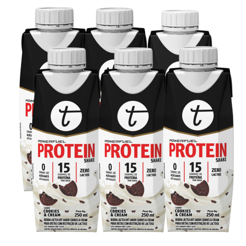 POWERFUEL WHEY PROTEIN UHT COOKIES AND CREAM 250ML - 6 PACK POWERFUEL WHEY PROTEIN UHT COOKIES AND CREAM 250ML - 6 PACK