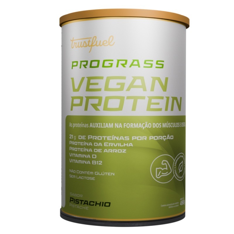 PROGRASS VEGAN PROTEIN - PISTACHIO 490G - Sabor Pistache