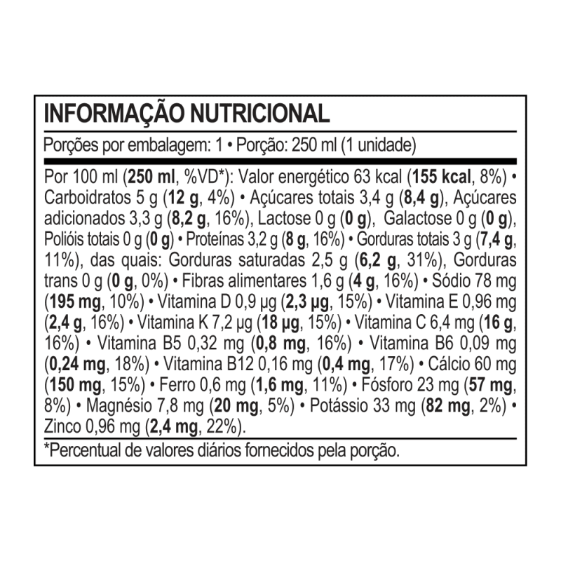 SHAKE KIDS GROWTH - VIDA VEG + TRUSTFUEL - CHOCOLATE 250ML SHAKE KIDS GROWTH - VIDA VEG + TRUSTFUEL - CHOCOLATE 250ML