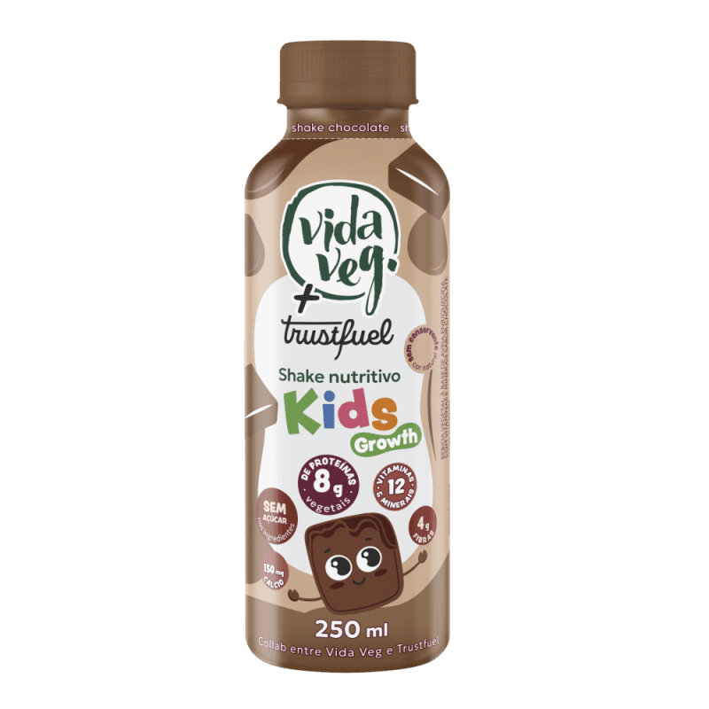 SHAKE KIDS GROWTH - VIDA VEG + TRUSTFUEL - CHOCOLATE 250ML SHAKE KIDS GROWTH - VIDA VEG + TRUSTFUEL - CHOCOLATE 250ML