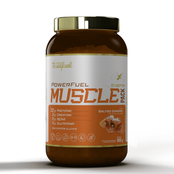 MUSCLE PACK EGG PROTEIN + ASSOCIAÇÕES - SALTED CARAMEL MUSCLE PACK EGG PROTEIN + ASSOCIAÇÕES - SALTED CARAMEL