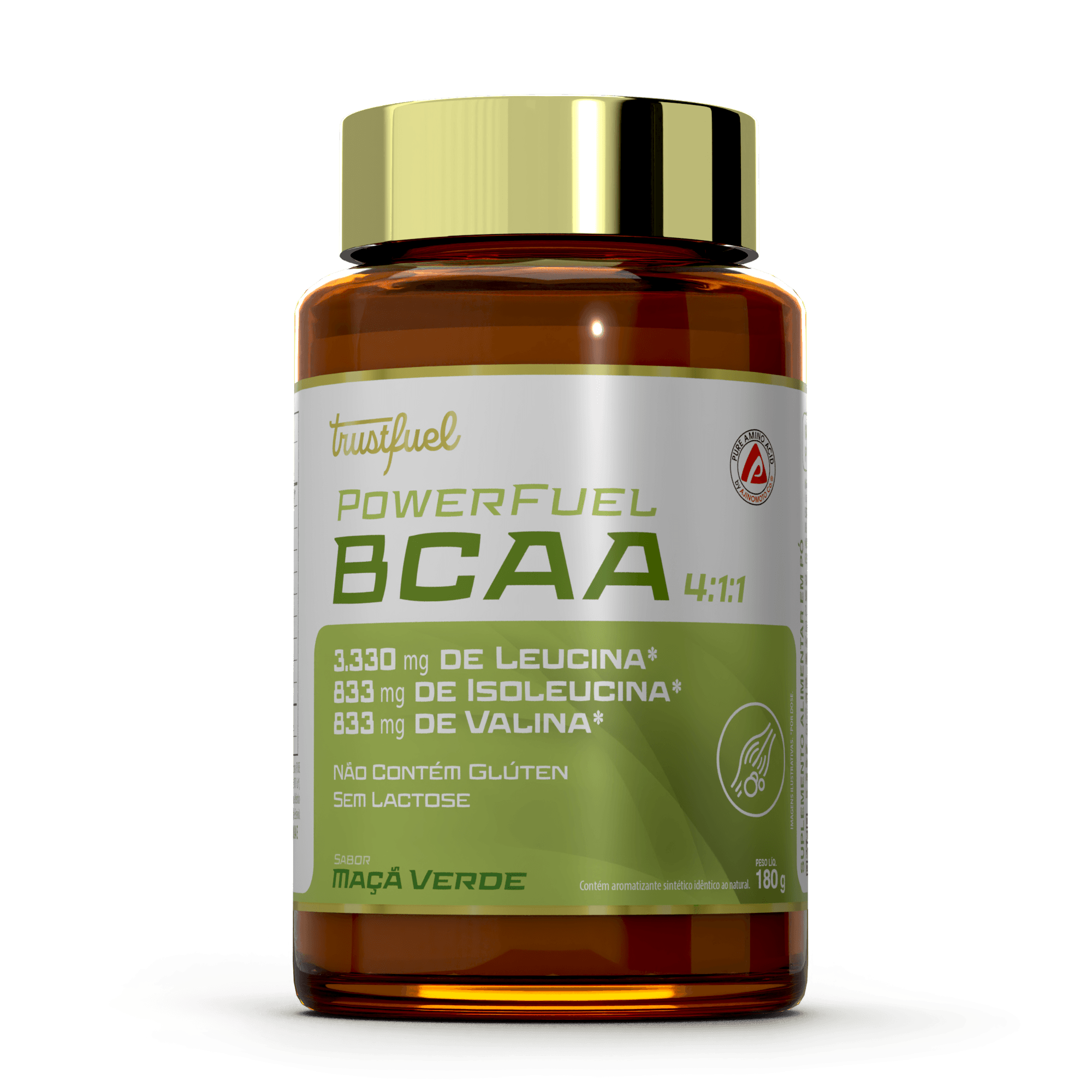 POWERFUEL BCAA - GREEN APPLE - 180G POWERFUEL BCAA - GREEN APPLE - 180G
