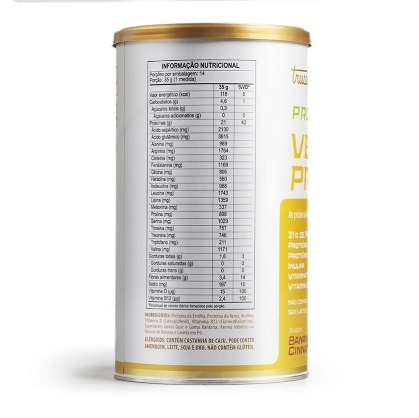 PROGRASS VEGAN PROTEIN - BANANA & CINNAMON - 490G PROGRASS VEGAN PROTEIN - BANANA & CINNAMON - 490G