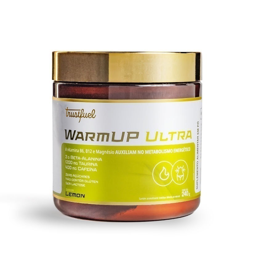 WARM UP ULTRA - PRÉ-TREINO & METABOLISMO - LEMON - 240G WARM UP ULTRA - PRÉ-TREINO & METABOLISMO - LEMON - 240G