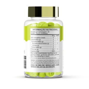 Tabela Nutricional - 03 POTES CREATINA EM GOMAS COM 60 unid - GOALMY GUMMIES CREATINE }