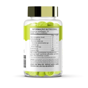CREATINA EM GOMAS - GOALMY GUMMIES CREATINE - GREEN APPLE - 60 un CREATINA EM GOMAS - GOALMY GUMMIES CREATINE - GREEN APPLE - 60 un