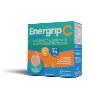 ENERGRIP C + ZINCO COM 30 COMPRIMIDOS EFERVESCENTES ENERGRIP C + ZINCO COM 30 COMPRIMIDOS EFERVESCENTES