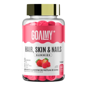 GOALMY GUMMIES HAIR,  SKIN AND NAILS - STRAWBERRY - 60 GOMAS