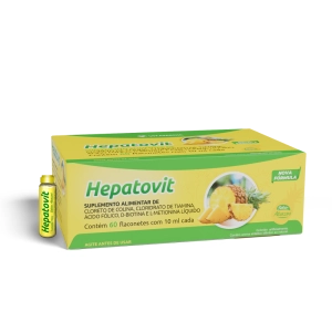 HEPATOVIT ABACAXI 10ML C/60 FLACONETES HEPATOVIT ABACAXI 10ML C/60 FLACONETES