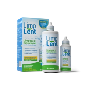 KIT LIMP LENT SOLUÇÃO PARA LENTES DE CONTATO - 350ML + 120ML + ESTOJO KIT LIMP LENT SOLUÇÃO PARA LENTES DE CONTATO - 350ML + 120ML + ESTOJO