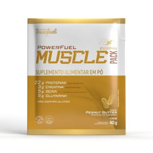 MUSCLE PACK EGG PROTEIN PEANUT BUTTER 40g - MONODOSE