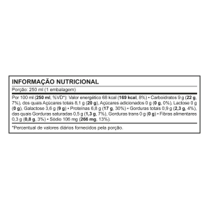 Tabela Nutricional - POWERFUEL WHEY PROTEIN UHT CÔCO 250ML}