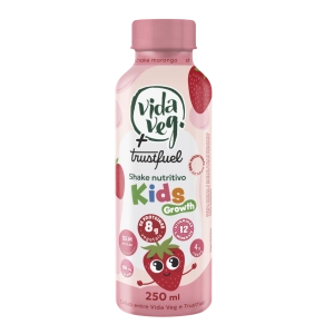 SHAKE KIDS GROWTH - VIDA VEG + TRUSTFUEL - MORANGO 250ML
