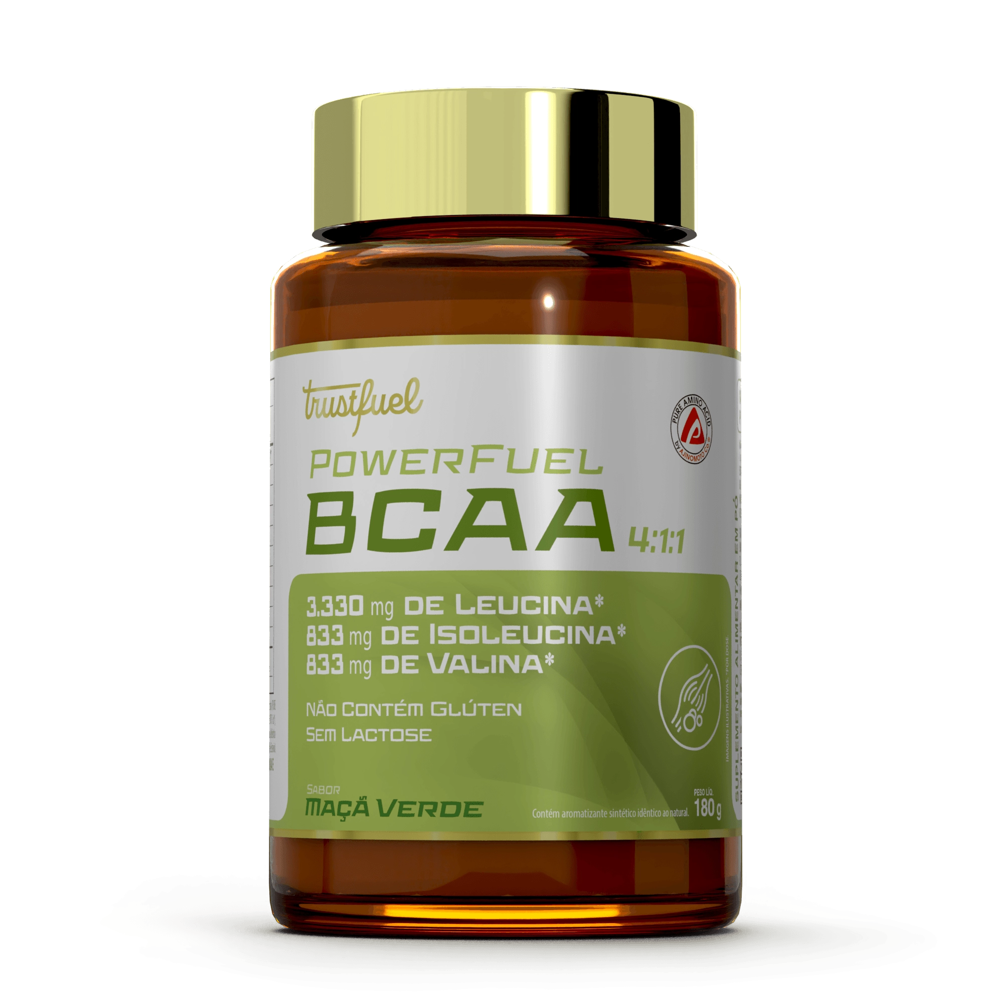 POWERFUEL BCAA - GREEN APPLE - 180G POWERFUEL BCAA - GREEN APPLE - 180G